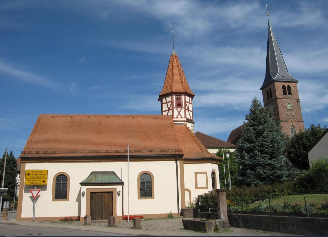 Ferienwohnung Zwischen Rhein Und Schwarzwald Bischweier Екстериор снимка